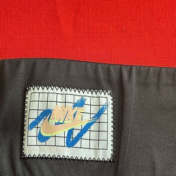 Nike Black Green White Color block Retro Y2K Track Pants Size XL - Picture 10 of 11